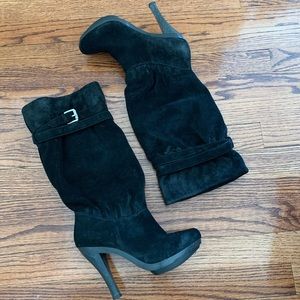 Michael Kors Kincaid Slouch Suede Boots